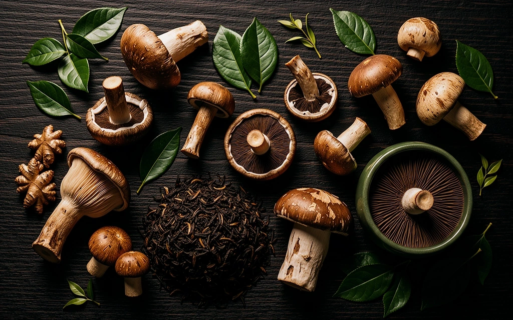 Grzyby medyczne i herbata
